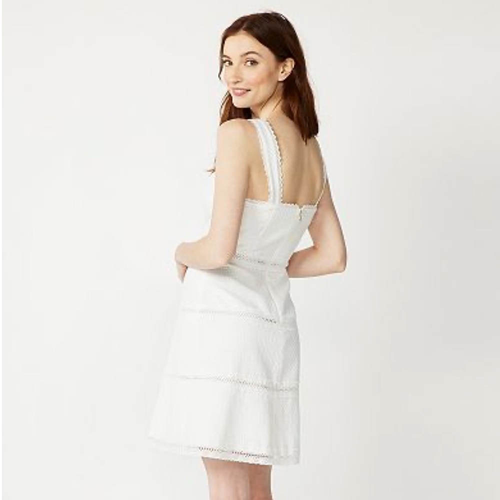 Draper James RSVP Lace Tiered Mini Dress Size 10